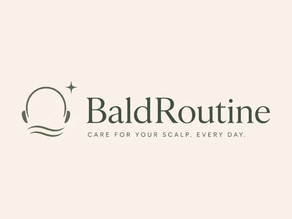 BaldRoutine product hero artwork.