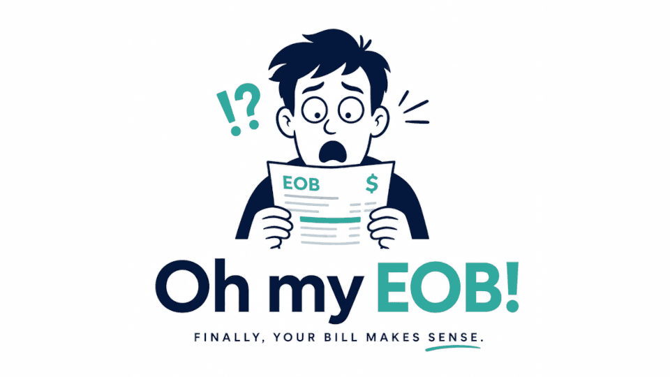 Oh My EOB! product card artwork.
