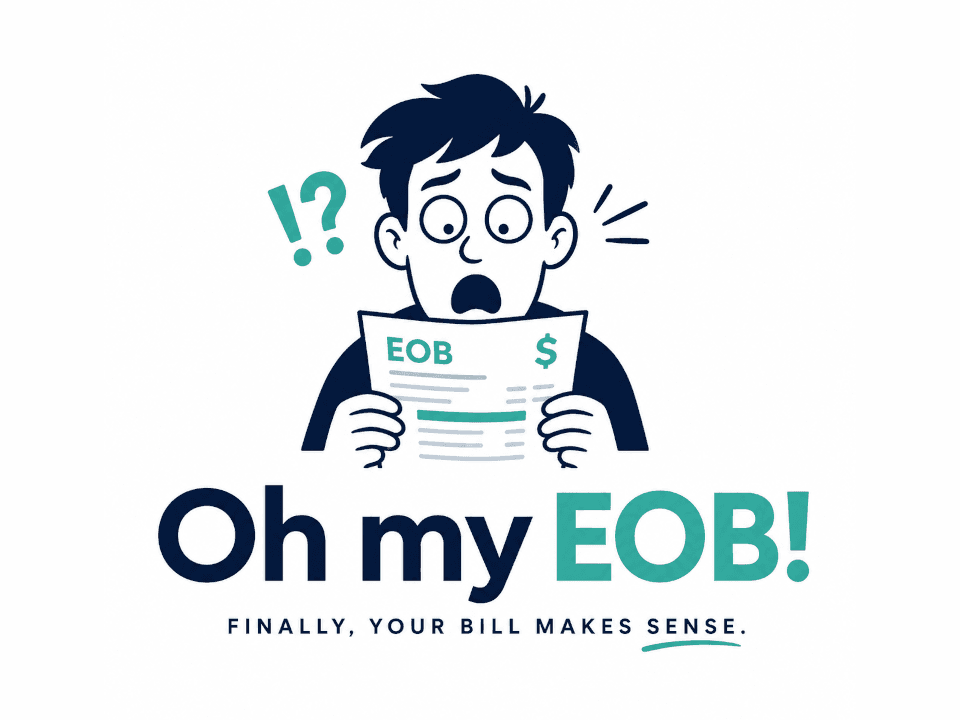 Oh My EOB! product hero artwork.